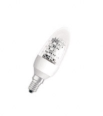 CL B 15 CL CW, Светодиодная лампа 1.6Вт, холодный белый свет, цоколь E14, колба прозрачная